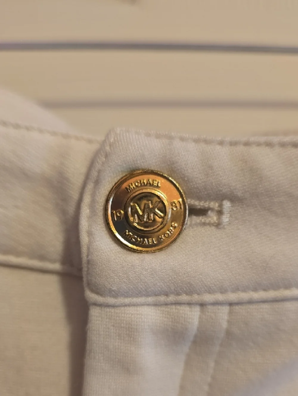 Michael Kors Neutral Cream Waistband‎ Trousers